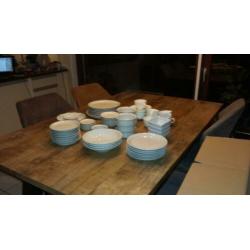 Wit ontbijt servies 4-6-8 personen