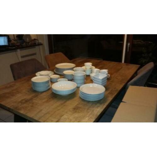 Wit ontbijt servies 4-6-8 personen