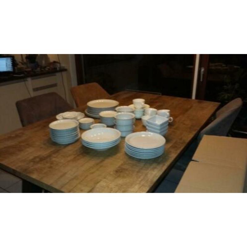 Wit ontbijt servies 4-6-8 personen