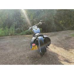 Kawasaki VN1500 chopper, Cobra open uitlaat, breed stuur,