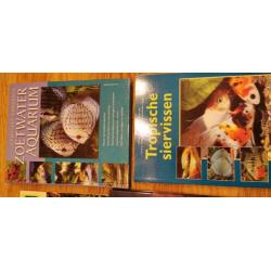 6x boeken over aquarium / vissen