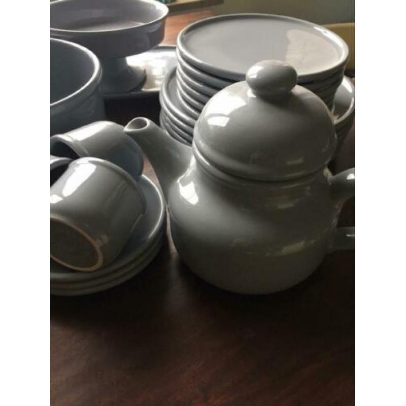 Grijs 6 delig servies