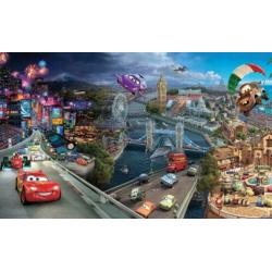 Cars fotobehang 3D-effect, Vlies fotobehang, *Muurdeco4kids
