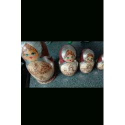 Houten pop matroesjka poppen
