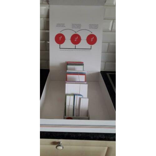 Flashcards, ideaal hulpmiddel bij studeren.