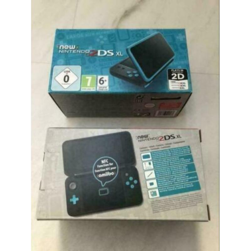New Nintendo 2DS XL (Black/Turquoise) Nieuw in doos