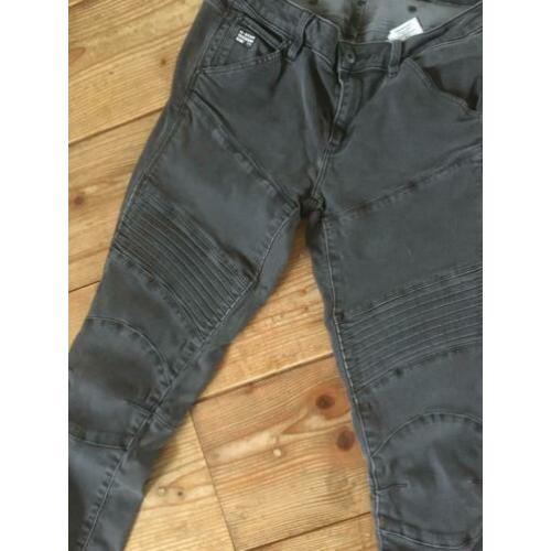 G-Star 5620 mid skinny leans maat 31/32 antraciet /zwart bik