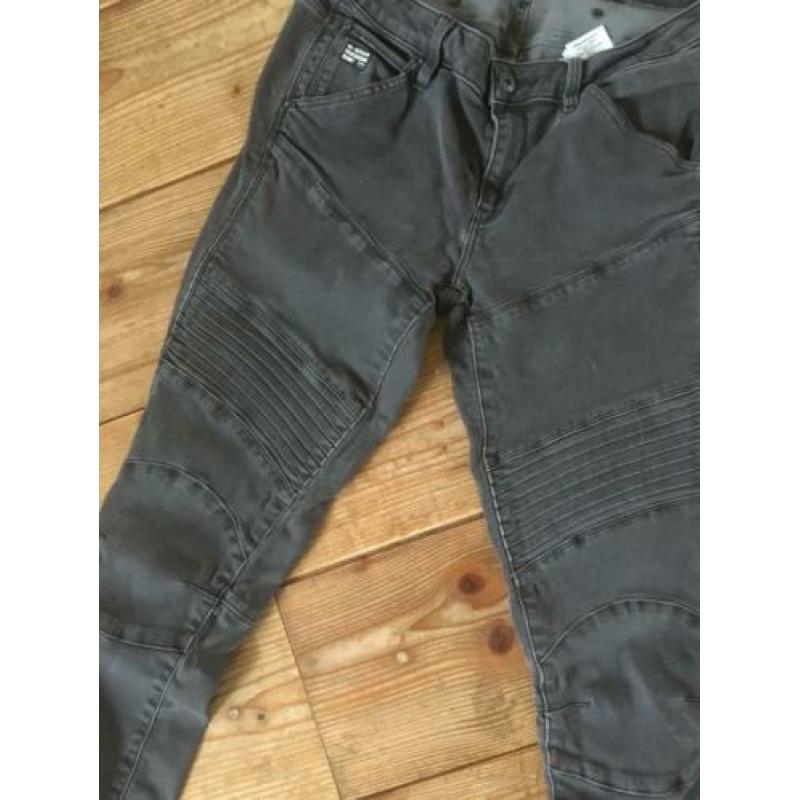 G-Star 5620 mid skinny leans maat 31/32 antraciet /zwart bik