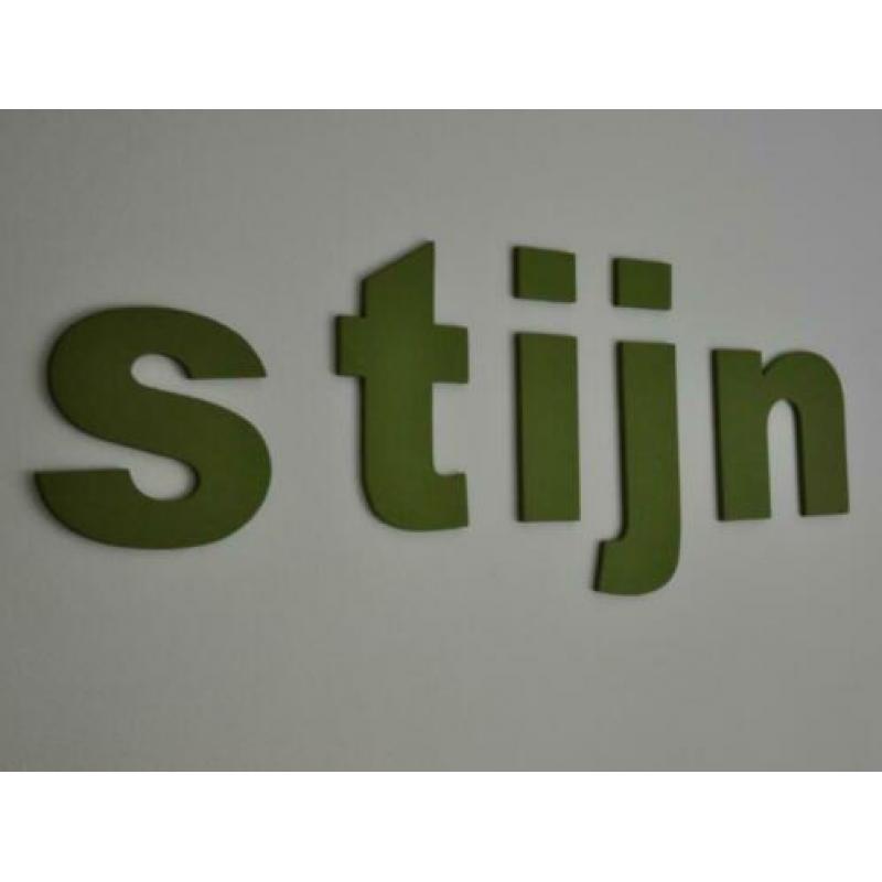 Houten & mdf letters