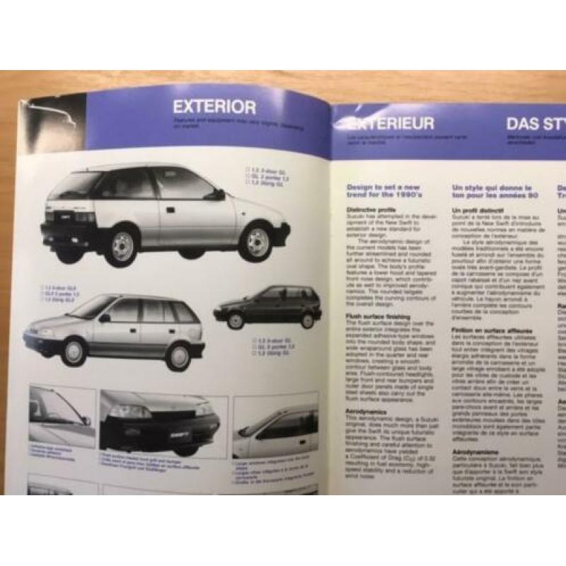 Autofolder/Brochure Suzuki Swift 1988 20 pagina's + Tech dat