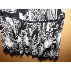 Rok zwart-wit design mt.52-54 (XXL) Pizzo
