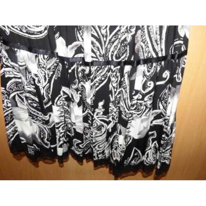 Rok zwart-wit design mt.52-54 (XXL) Pizzo