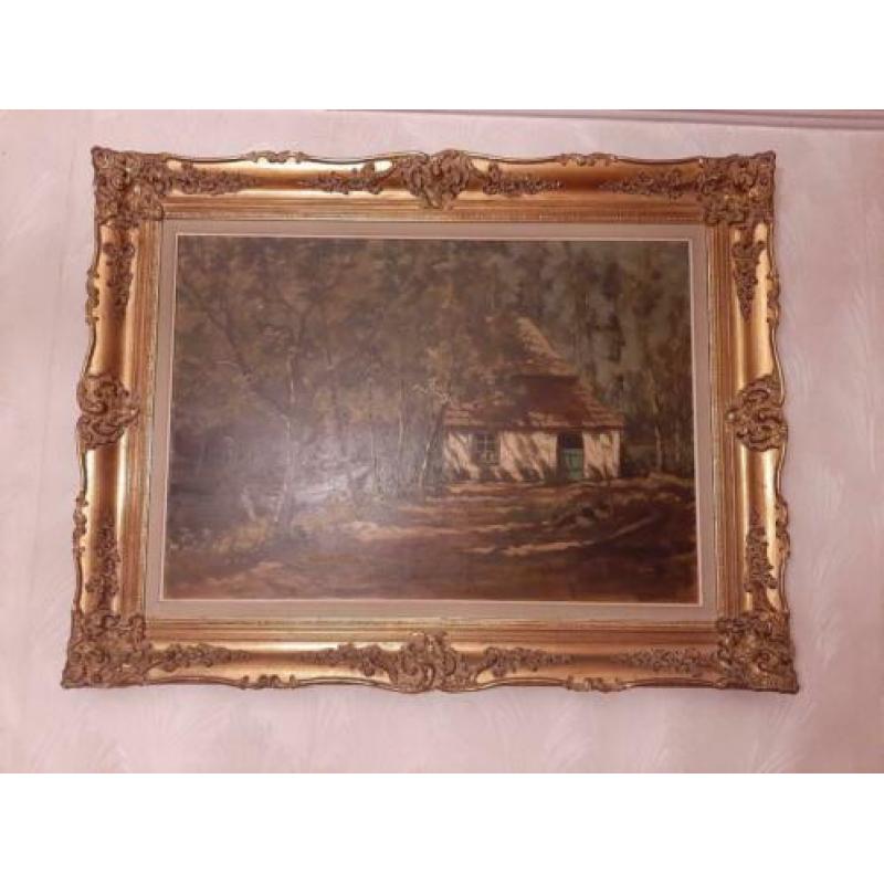 Schilderij van Théophile De Bock (gesigneerd op doek)