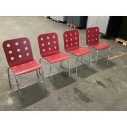 4 stoelen design stoelen €25 voor alle 4 koopje! Moet weg!