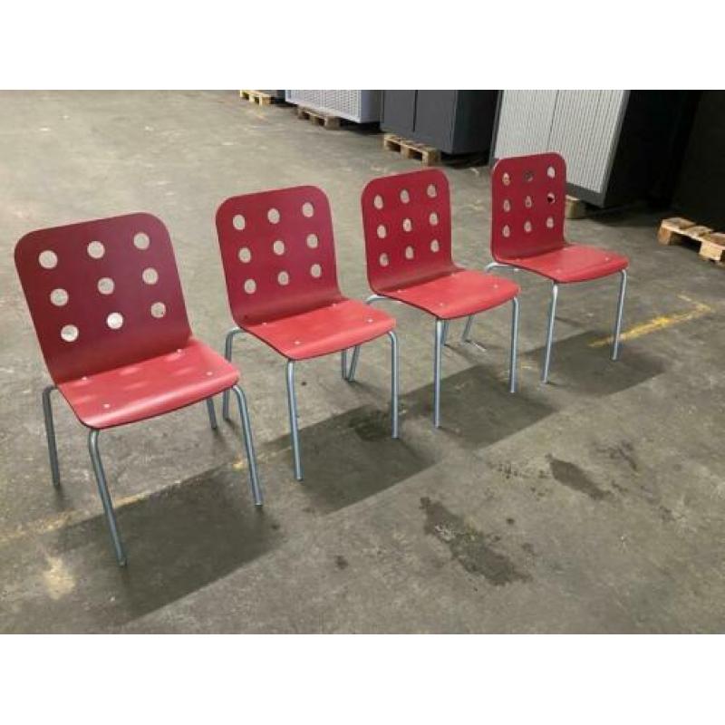 4 stoelen design stoelen €25 voor alle 4 koopje! Moet weg!