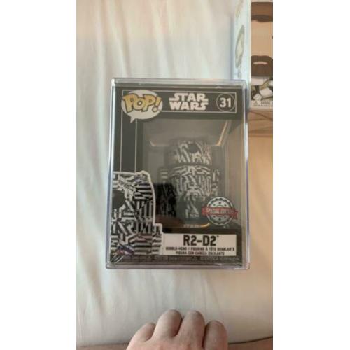 Funko Pop! Star Wars R2-D2 #31 Graffiti Futura Hard Stack