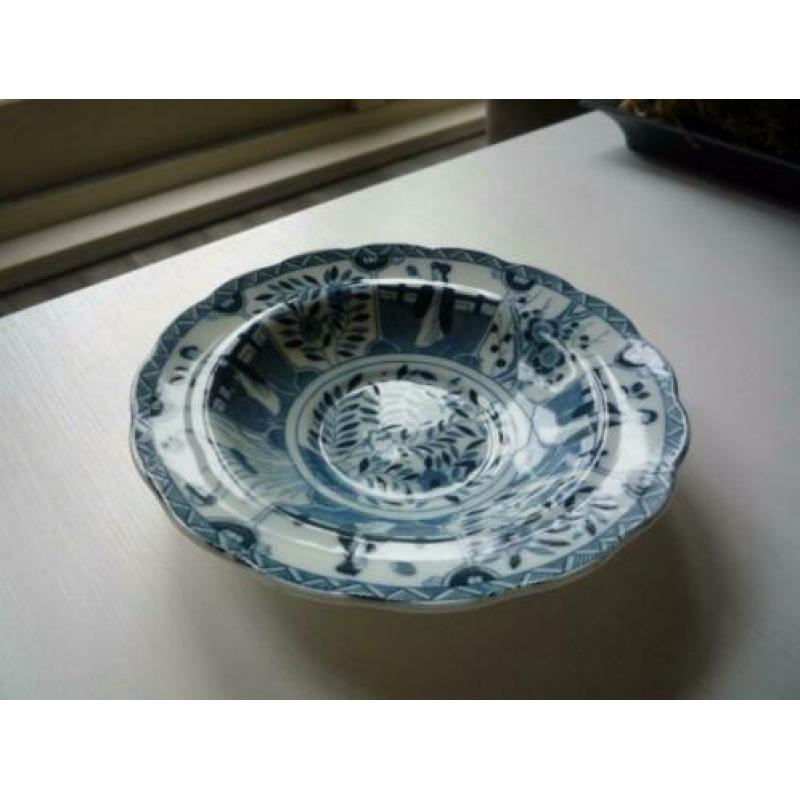 Mooi Blauw Chinees Bordje 14 cm.