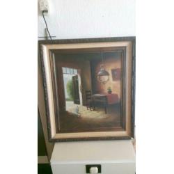 Te koop olieverf schilderij