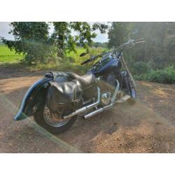 Kawasaki VN1500 chopper, Cobra open uitlaat, breed stuur,