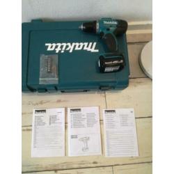 Makita BDF343 schroefmachine 14,4Volt werkt perfect.