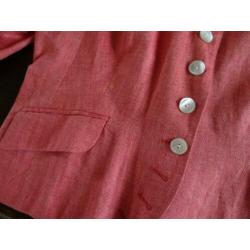 JOSEPHINE & Co. Oranje/rode linnen blazer