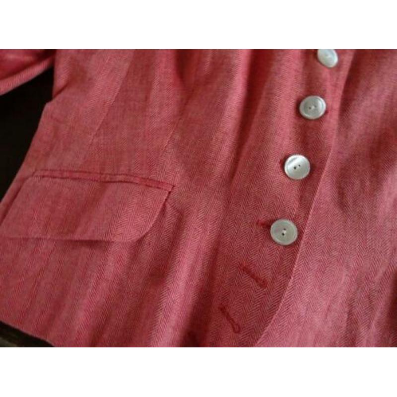 JOSEPHINE & Co. Oranje/rode linnen blazer