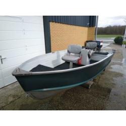 Quicksilver 450 DLX eventueel met Yamaha 40 pk