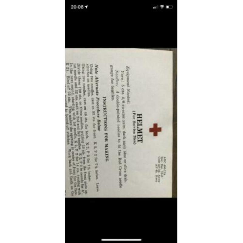 US Red Cross pamflet ww2 homefront