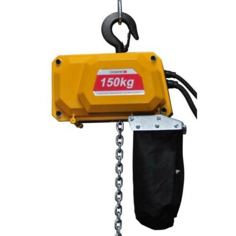 elektrische kettingtakel, lier, takel 150kg,3m of 6m ketting