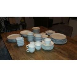 Wit ontbijt servies 4-6-8 personen