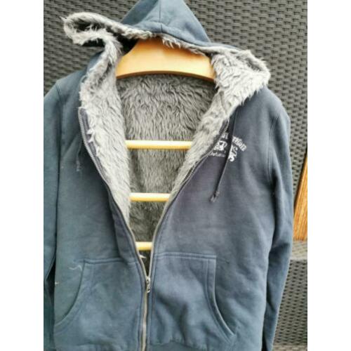 Madonna donkerblauw vest maat 38.