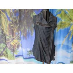 a symmetrische spijker blouse ongev.mt 38 o.o 48 cm Boheme