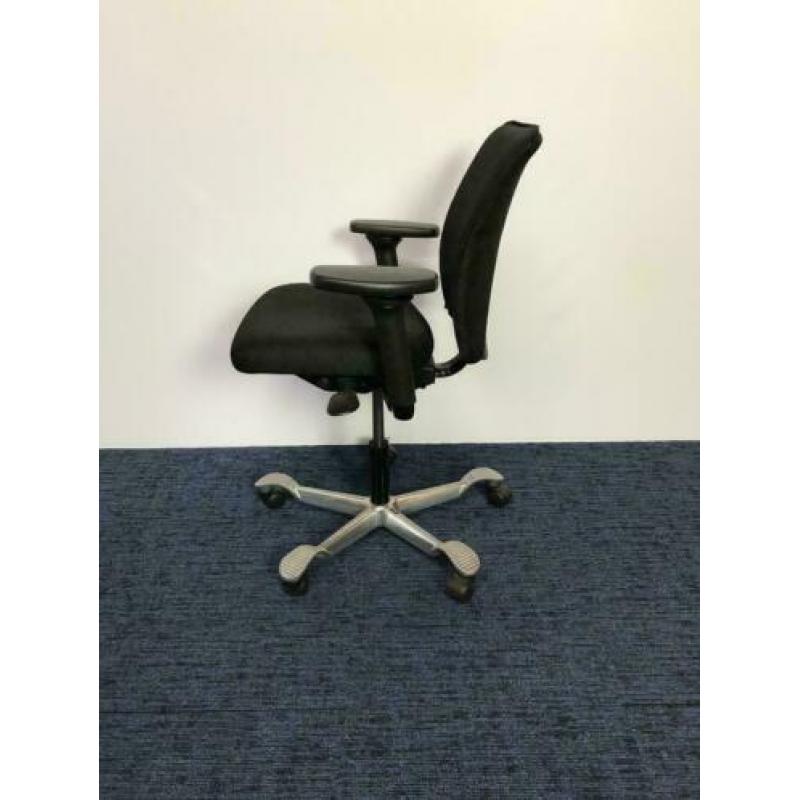 19 x Hag H05 5400 bureaustoel nieuw zwart gestoffeerd