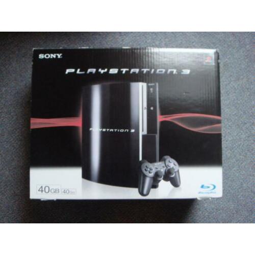 Ps3 playstation 3 40 GB incl aankoopbon in Nieuwstaat