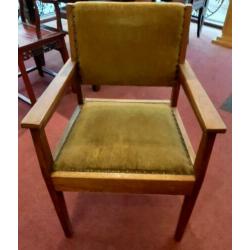 Art Deco eikenhouten armleunstoel J. A. Huizinga