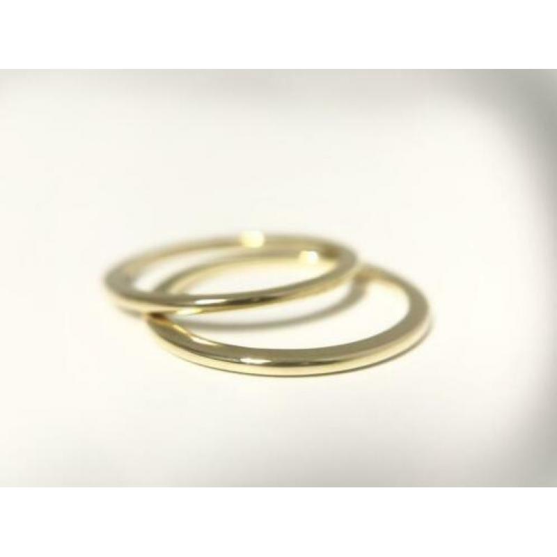 PM-8391119 Set 14 Karaat Gouden Aanschuif Ringen