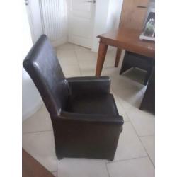 eethoek met 4 stoelen
