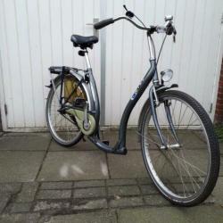 damesfiets met versnellingen lin bike lage instapfiets 3 v