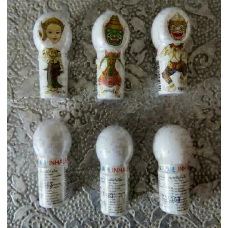 3 stuks thaise inhaler met tempel afbeelding