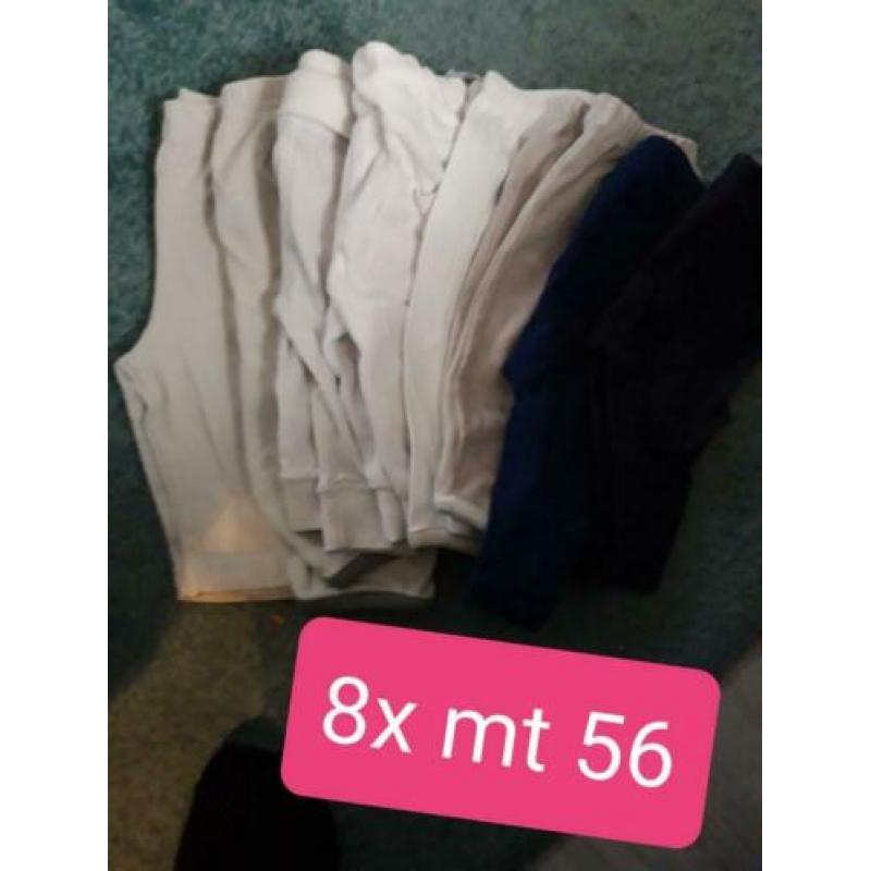Te koop diverse baby kleding maat 56