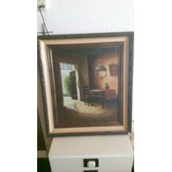 Te koop olieverf schilderij