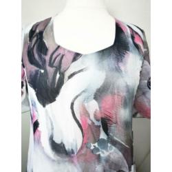 Sempre piu luxe chiffon laagjes jurk 44-46