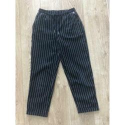 Zwarte broek/pantalon met krijtstreep van Tumble ‘n Dry