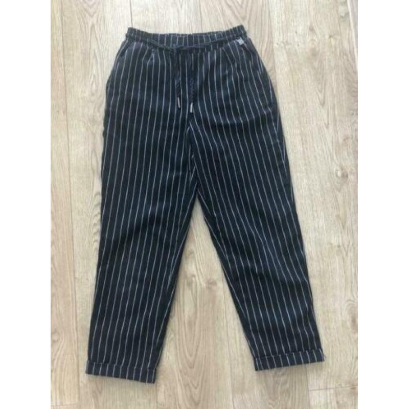 Zwarte broek/pantalon met krijtstreep van Tumble ‘n Dry