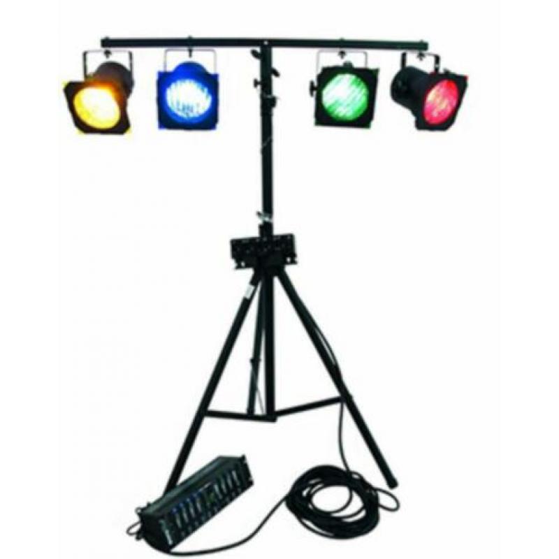 Lichtset 2 x 4 par 56 compleet