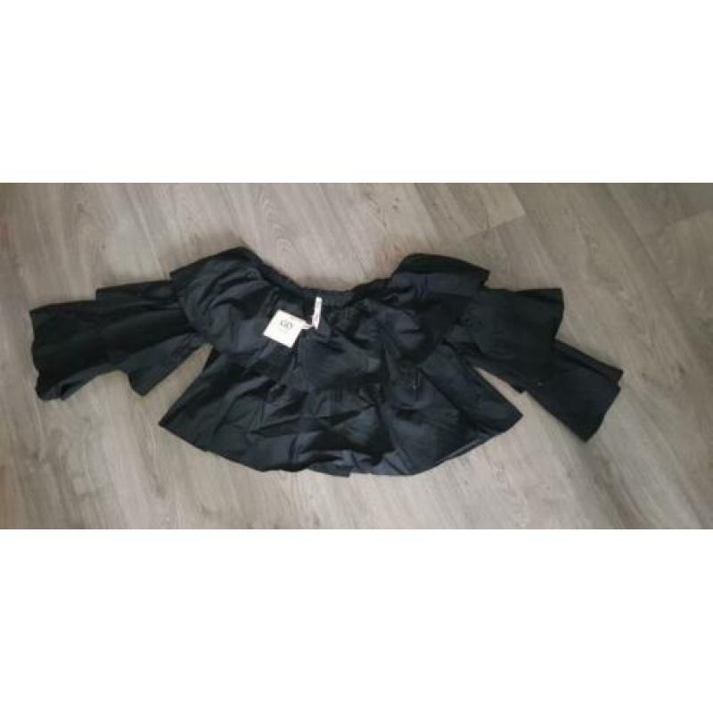 Golden Days zwarte off-the-schoulder top maat M