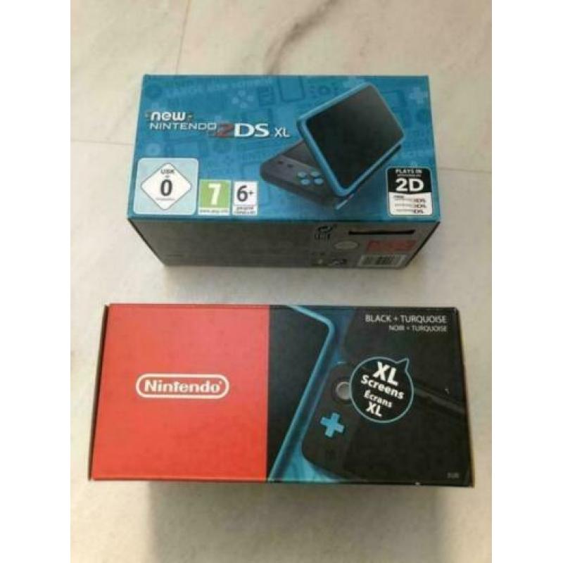 New Nintendo 2DS XL (Black/Turquoise) Nieuw in doos