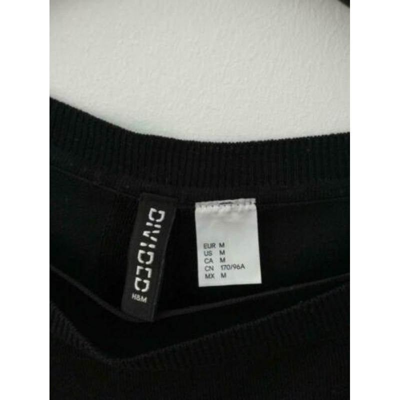 H&M Divided zwarte top - maat M