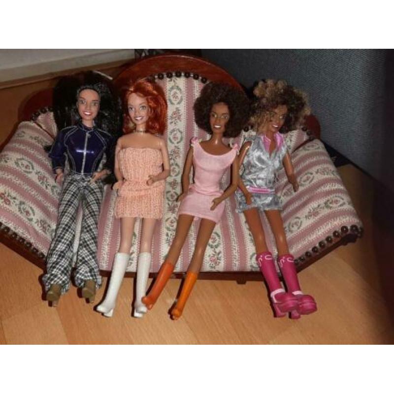Spice Girls 4 Barbiepoppen Met Bank