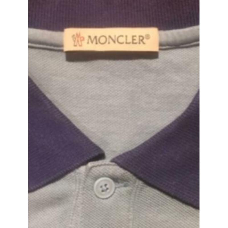 Moncler polo blauw 164